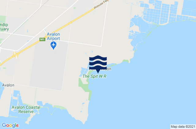 Mapa de mareas Little River, Australia