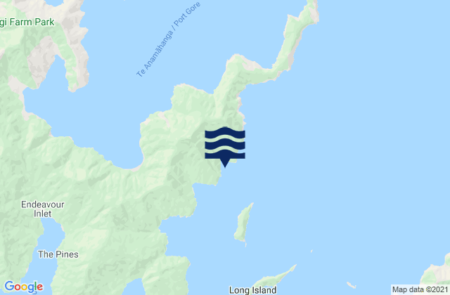 Mapa de mareas Little Waikawa Bay, New Zealand