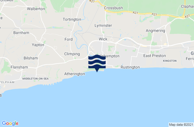 Mapa de mareas Littlehampton (Entrance), United Kingdom