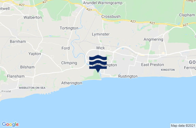 Mapa de mareas Littlehampton, United Kingdom