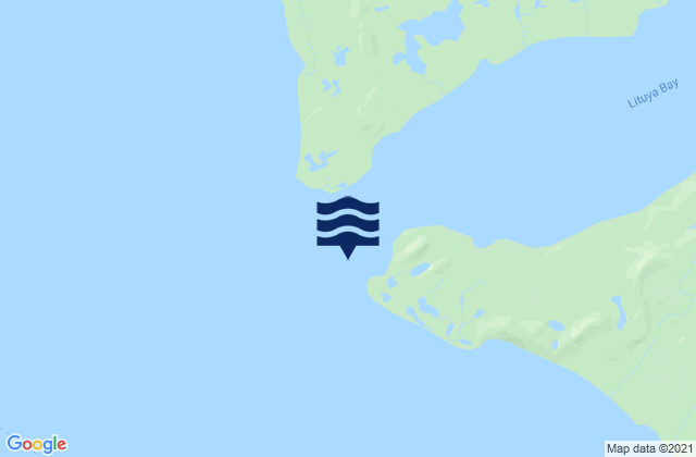 Mapa de mareas Lituya Bay Entrance, United States