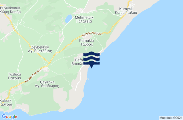 Mapa de mareas Livádia, Cyprus