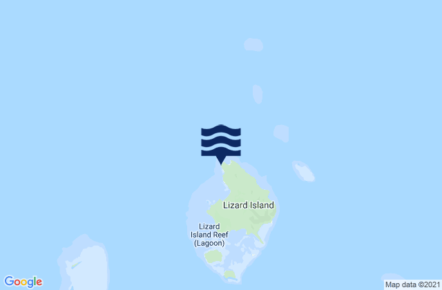 Mapa de mareas Lizard Island (QLD), Australia