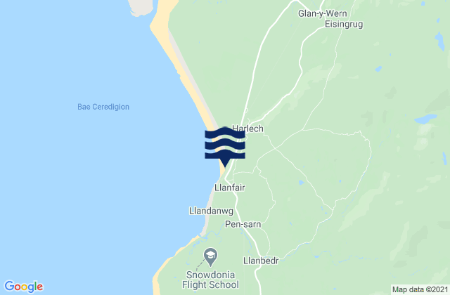 Mapa de mareas Llanfair, United Kingdom