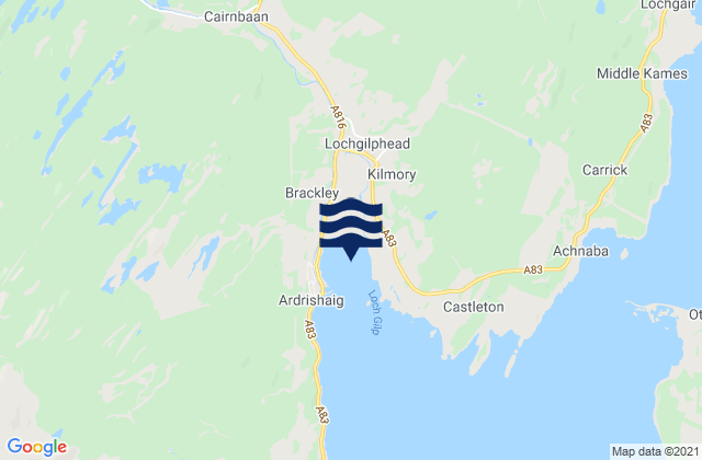 Mapa de mareas Loch Gilp, United Kingdom