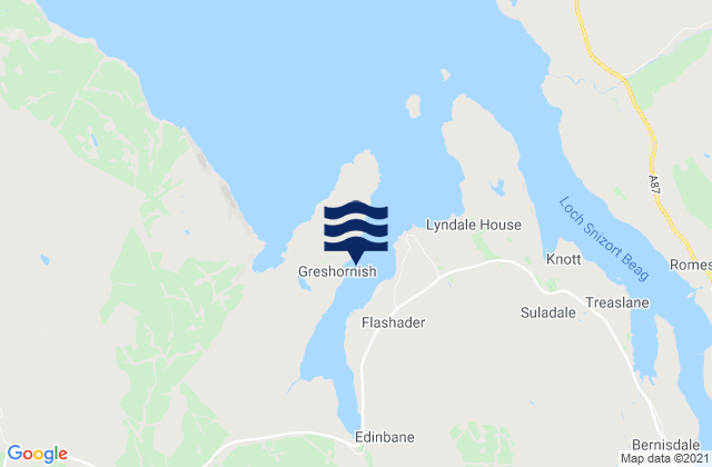 Mapa de mareas Loch Greshornish, United Kingdom
