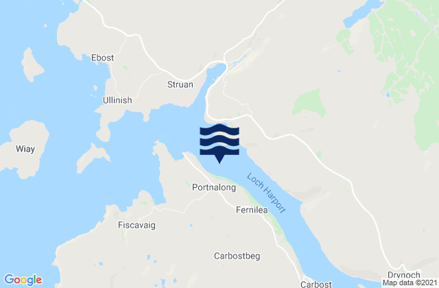 Mapa de mareas Loch Harport, United Kingdom