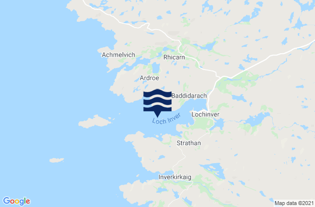 Mapa de mareas Loch Inver, United Kingdom