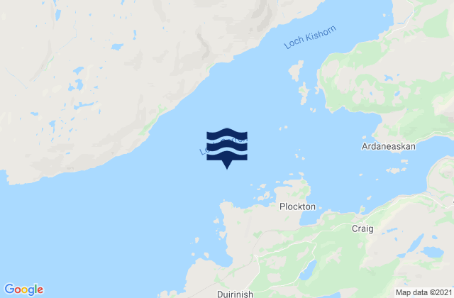 Mapa de mareas Loch Kishorn, United Kingdom