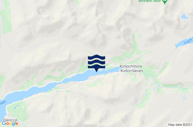 Mapa de mareas Loch Leven Head, United Kingdom