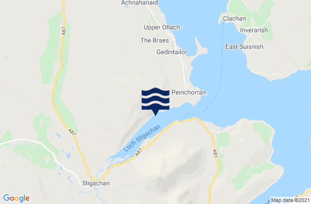 Mapa de mareas Loch Sligachan, United Kingdom