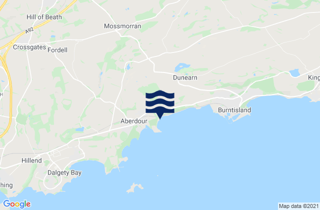 Mapa de mareas Lochgelly, United Kingdom