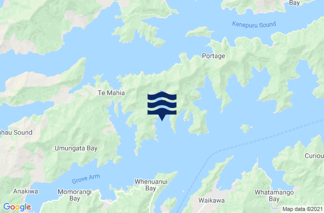 Mapa de mareas Lochmara Bay, New Zealand