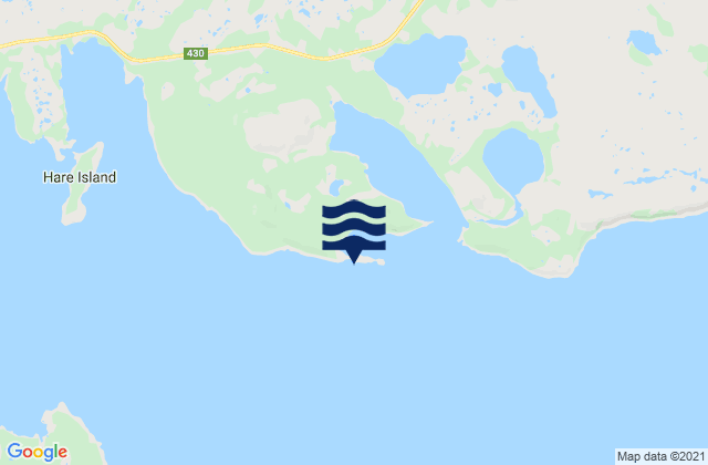 Mapa de mareas Locks Cove, Canada