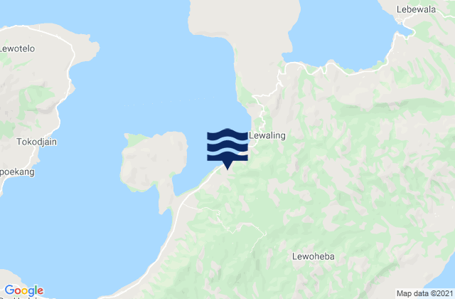 Mapa de mareas Lodobelolong, Indonesia