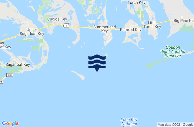 Mapa de mareas Loggerhead Key East of, United States