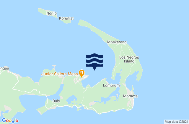 Mapa de mareas Lombrum, Papua New Guinea