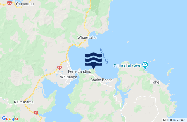 Mapa de mareas Lonely Bay, New Zealand