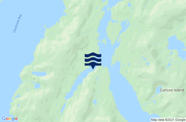 Mapa de mareas Long Bay Entrance (Culross Passage), United States