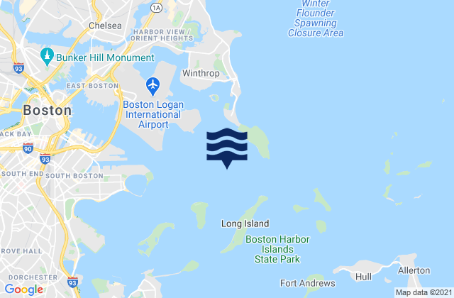 Mapa de mareas Long Island Head 0.9 n.mi. NW of, United States