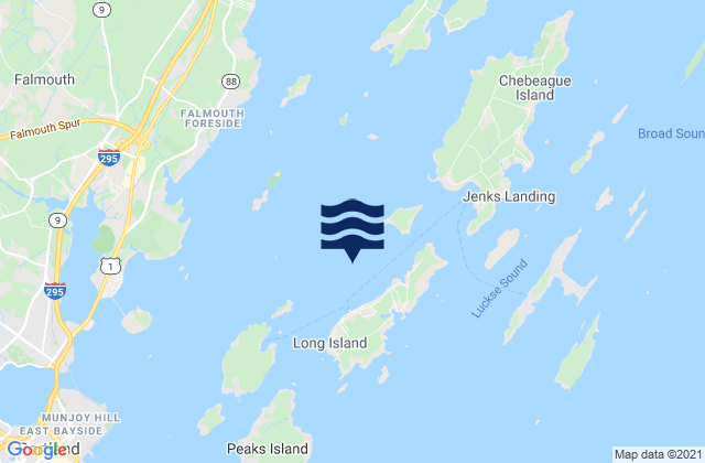 Mapa de mareas Long Island Mariner Ledge, United States