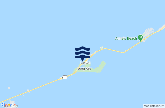 Mapa de mareas Long Key Lake (Long Key), United States