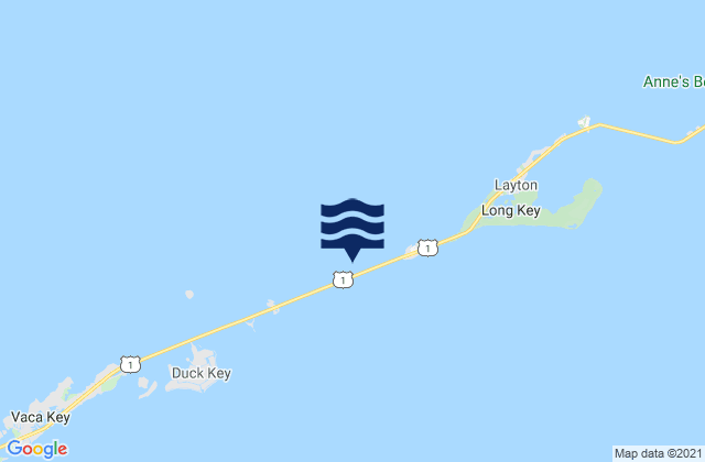 Mapa de mareas Long Key Viaduct, United States