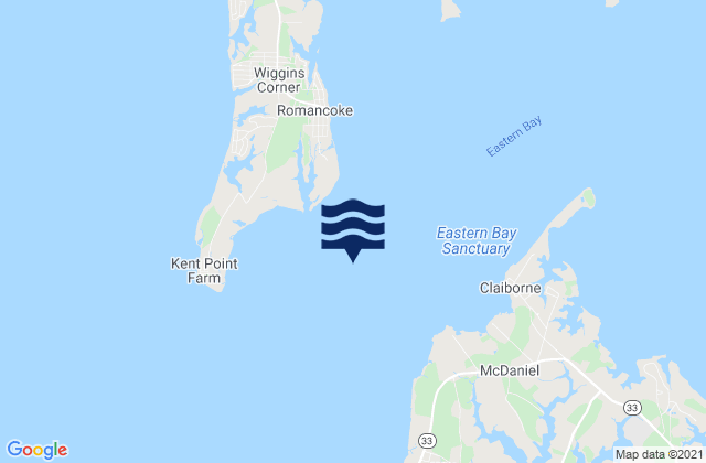 Mapa de mareas Long Point 1 mile southeast of, United States