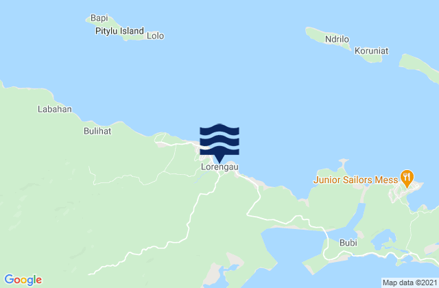 Mapa de mareas Lorengau, Papua New Guinea