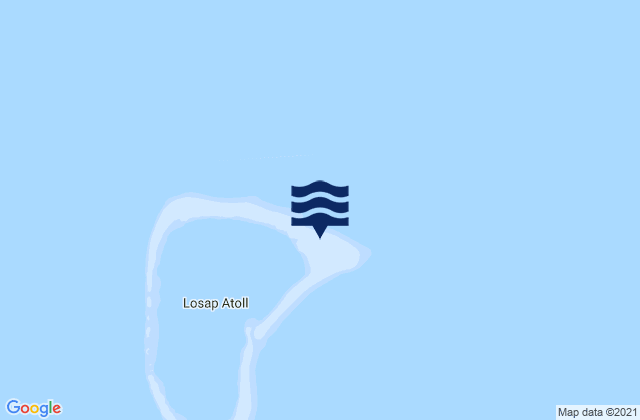 Mapa de mareas Losap Atoll, Micronesia
