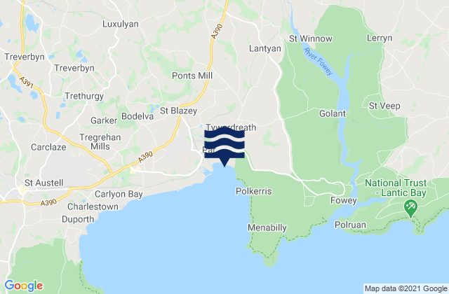 Mapa de mareas Lostwithiel, United Kingdom