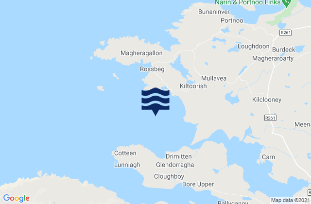 Mapa de mareas Loughros More Bay, Ireland