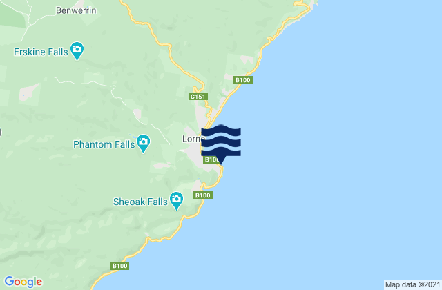 Mapa de mareas Loutit Bay, Australia