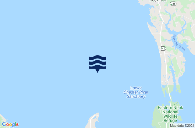 Mapa de mareas Love Point 2.0 nmi north of, United States