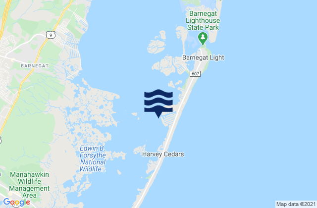 Mapa de mareas Loveladies Harbor, United States
