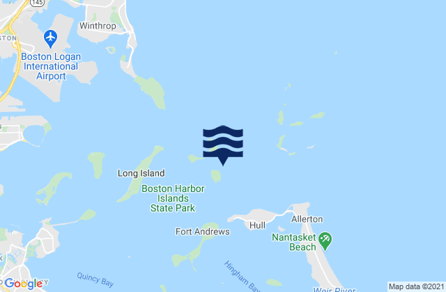 Mapa de mareas Lovell Island 0.1 n.mi. south of, United States