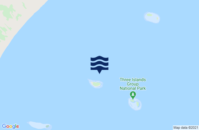 Mapa de mareas Low Wooded Island, Australia