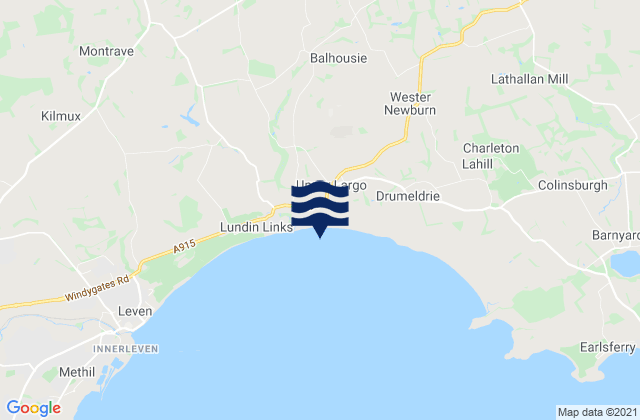 Mapa de mareas Lower Largo Beach, United Kingdom