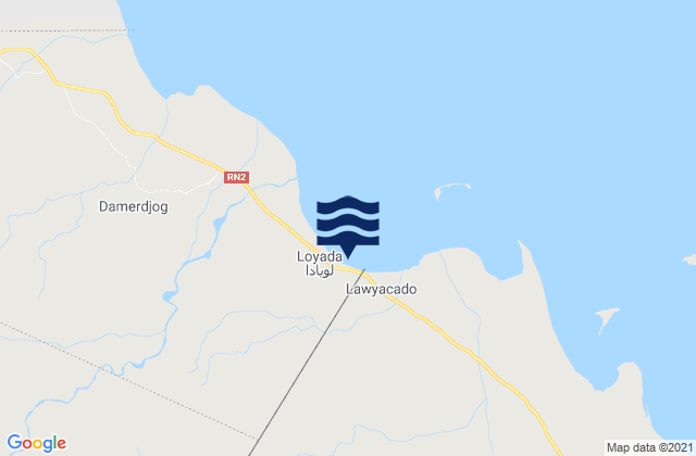 Mapa de mareas Loyada, Djibouti