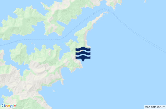 Mapa de mareas Lucky Bay, New Zealand
