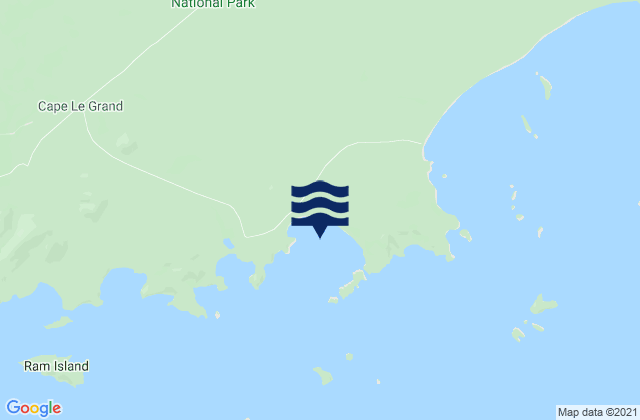 Mapa de mareas Lucky Bay, Australia