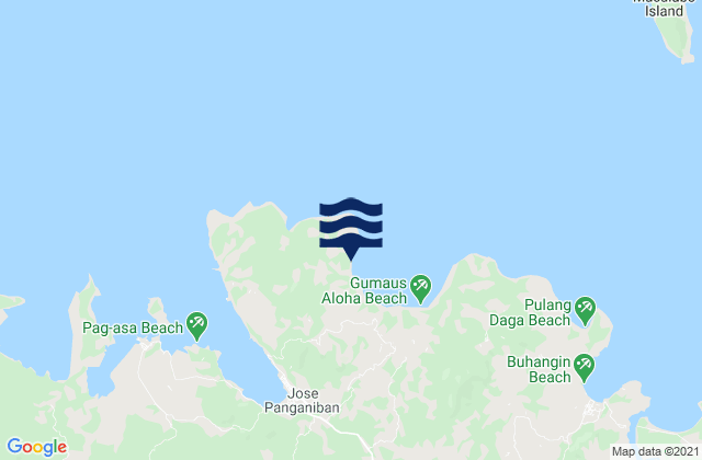 Mapa de mareas Luklukan, Philippines
