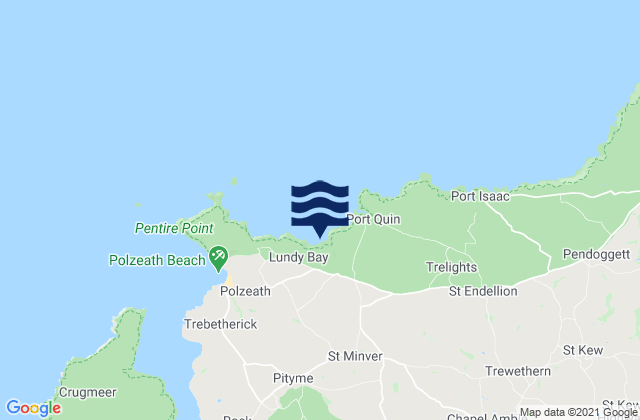Mapa de mareas Lundy Bay and Epphaven Cove Beach, United Kingdom