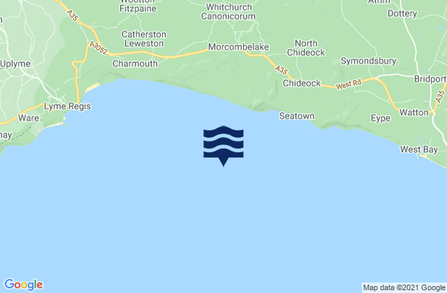 Mapa de mareas Lyme Bay Beach, United Kingdom