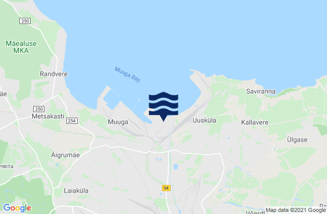 Mapa de mareas Maardu, Estonia