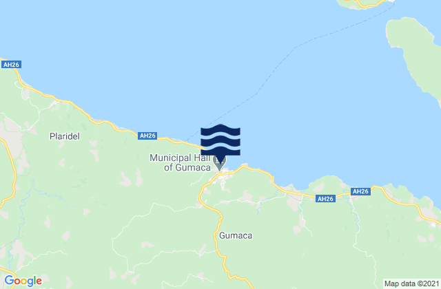 Mapa de mareas Mabunga, Philippines