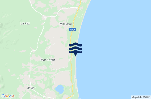 Mapa de mareas MacArthur, Philippines