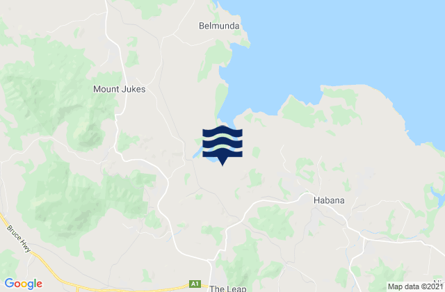 Mapa de mareas Mackay, Australia