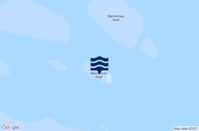 Mapa de mareas Maclennan Cay, Australia