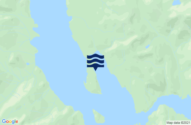 Mapa de mareas Madan Bay, United States